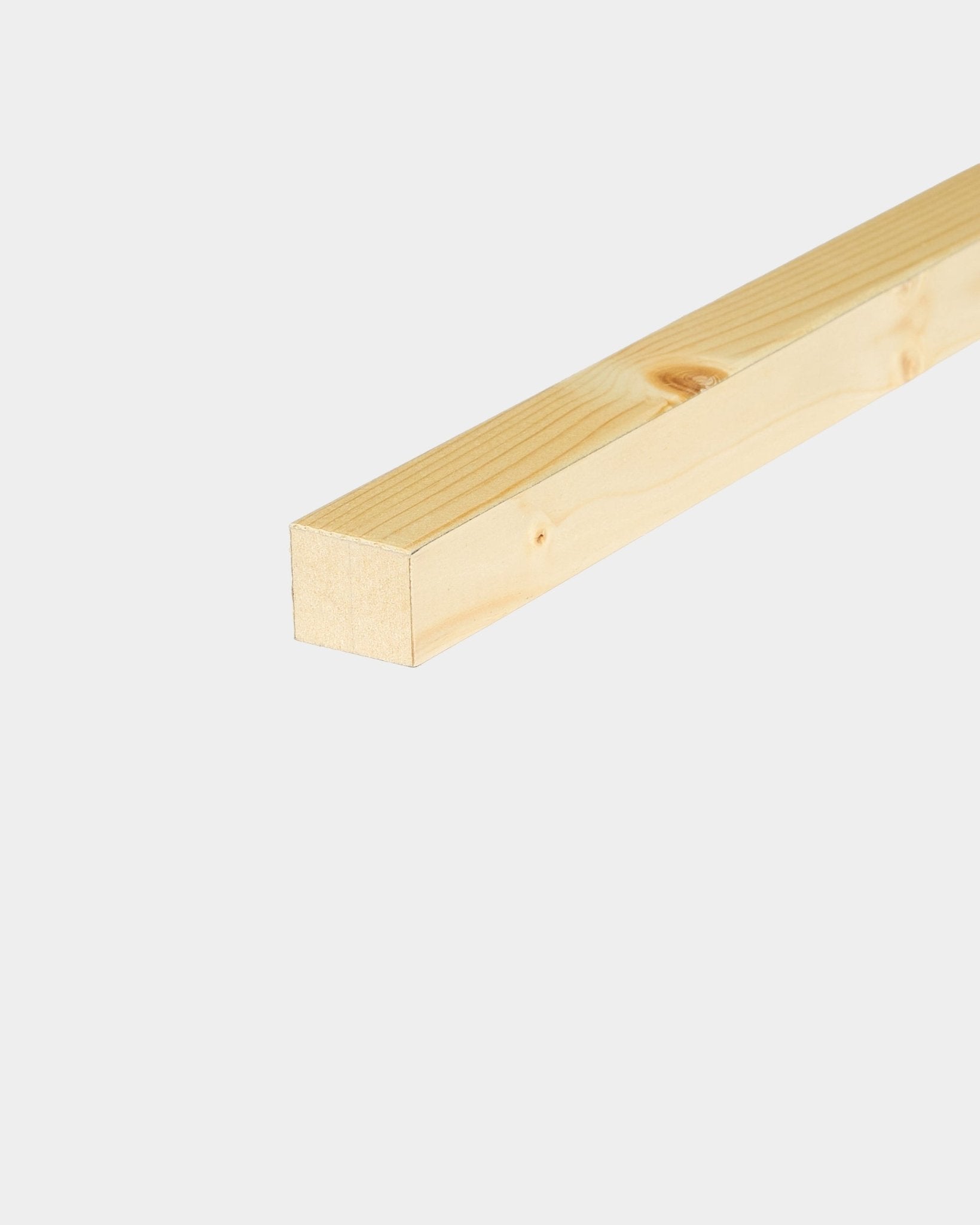 Un seul WoodUpp End Lamella/Alp Panneau acoustique (2,2 cm) avec un cadre carré en MDF, présenté sur un fond clair uni.